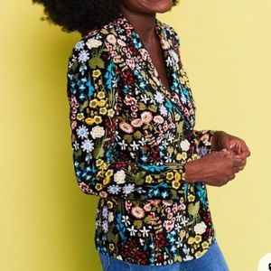 Boden Floral Multicolor Blazer